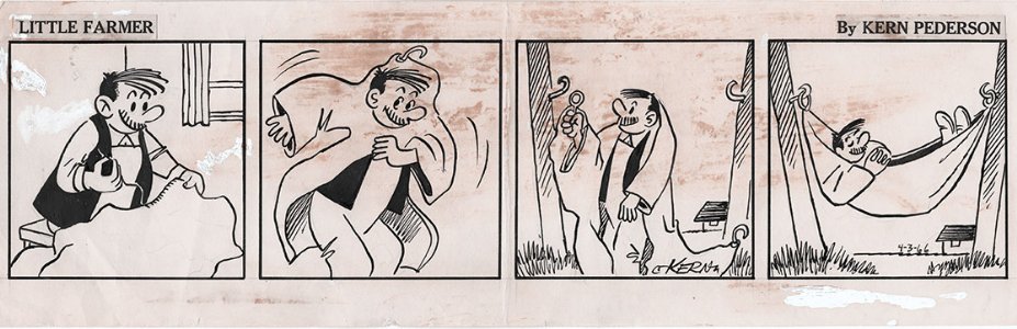 Little Farmer 4/3/66 Daily Comic Art