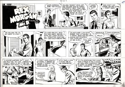 Rex Morgan M.D. 10/24/71 Sunday Comic Art